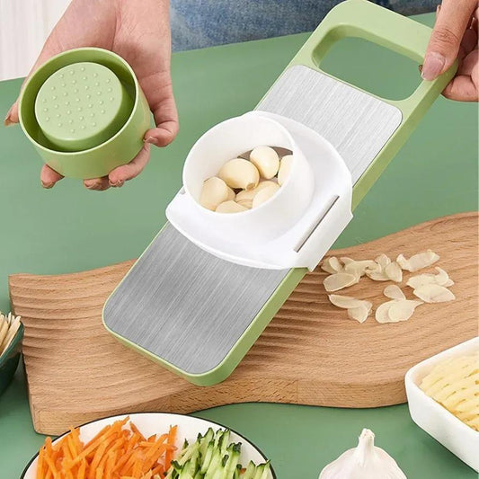 5 In 1 Manual Vegetable Slicer Cutter Onion Cutter with 5 Blade, Professional Vegetable Slicer for Onions, Garlic, Tomatoes, Potato, Carrot