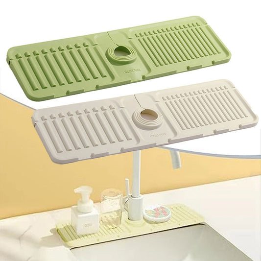 Silicone Kitchen Faucet Mat, Kitchen Sink Splash Guard